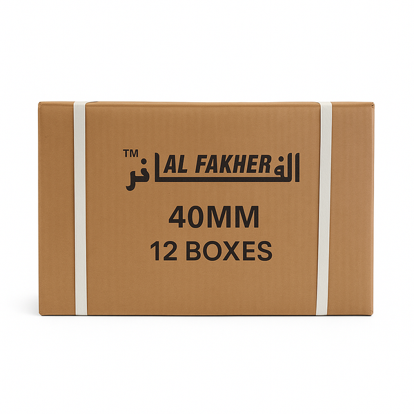 Al Fakher 40mm zelfontbrandende hookah kolen voordeelpak met 12 dozen