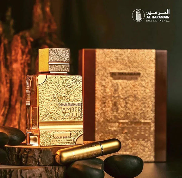 Al Haramain Arab Oud eau de parfum flesje, oriëntaals oud parfum met amber en sandelhout, vooraanzicht