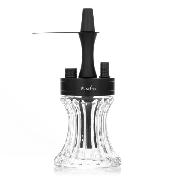 Aladin 2Go compacte hookah van 23 cm met diffuser en zwarte tas