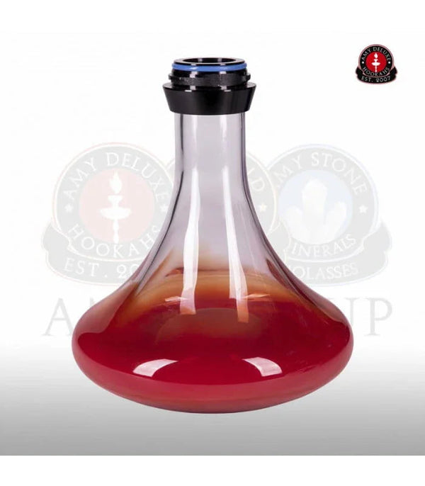 Rode Amy Alu S 066.02 hookah vaas gezien van voren