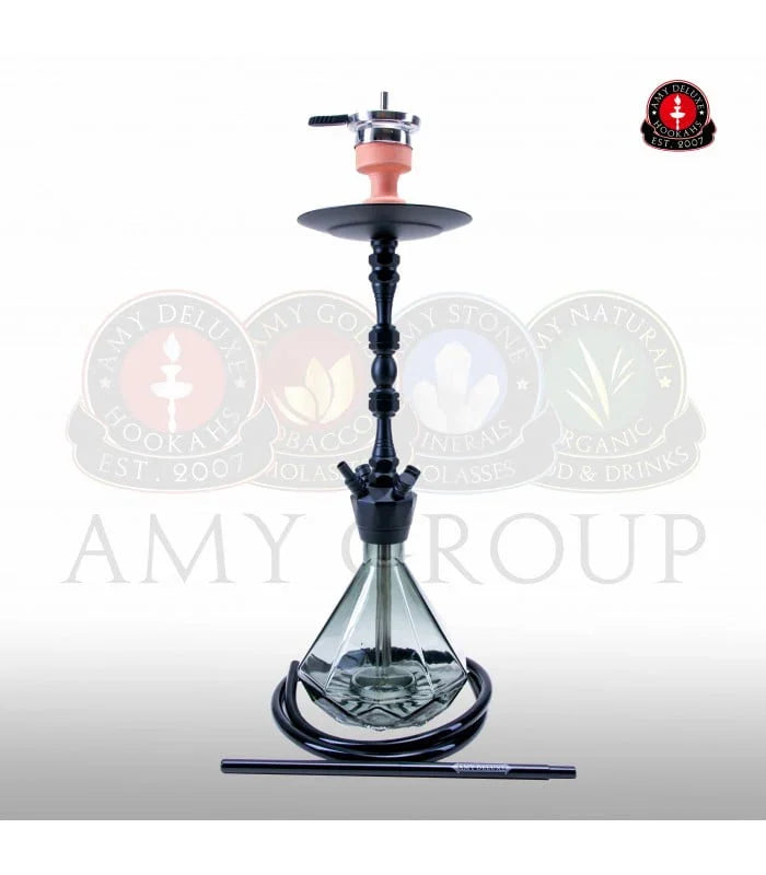 Amy Deluxe 063 Alu Diamond hookah van 81 cm met diamond vaas en aluminium kolom