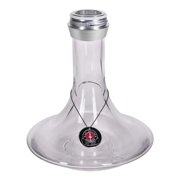 Originele glazen Amy Deluxe 069.01 hookah vervangvaas, helder glas met stevige bodem