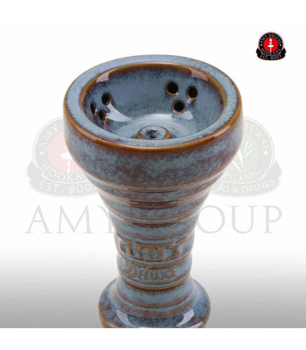 Blauwe Amy Deluxe AM-C018 klei kop voor hookah of waterpijp