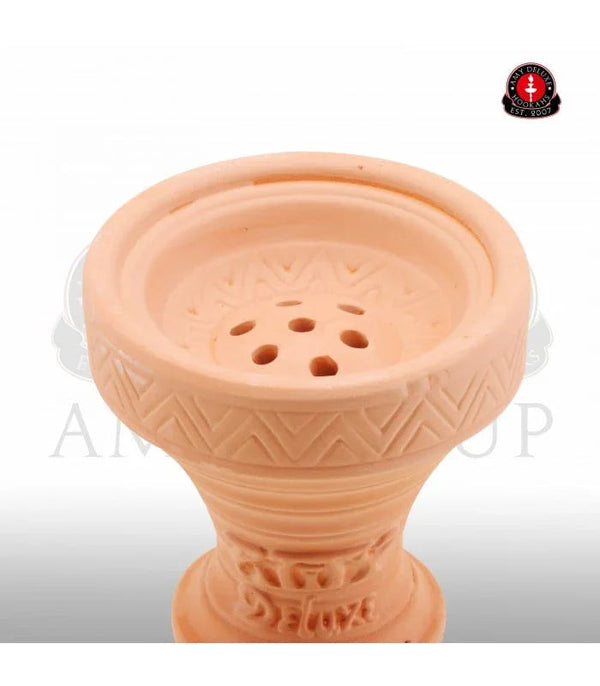 Amy Deluxe AM-C022 klei hookah kop, frontaal aanzicht