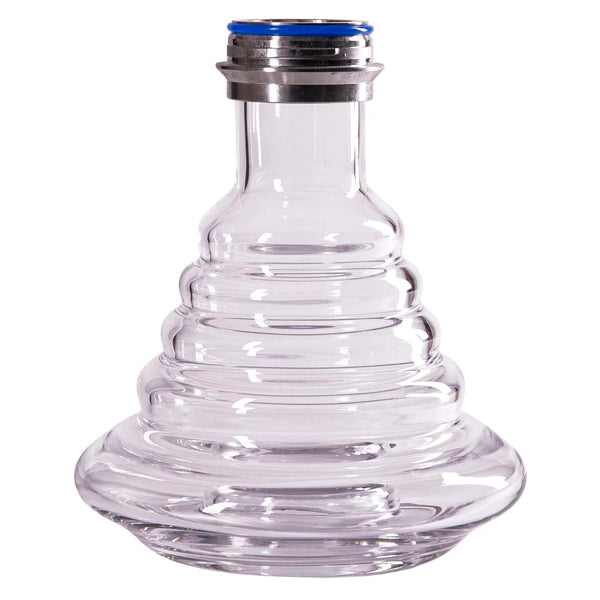 Amy Deluxe Amir's vervangingsglas voor shisha en shisha, transparant dikwandig vaas, vooraanzicht