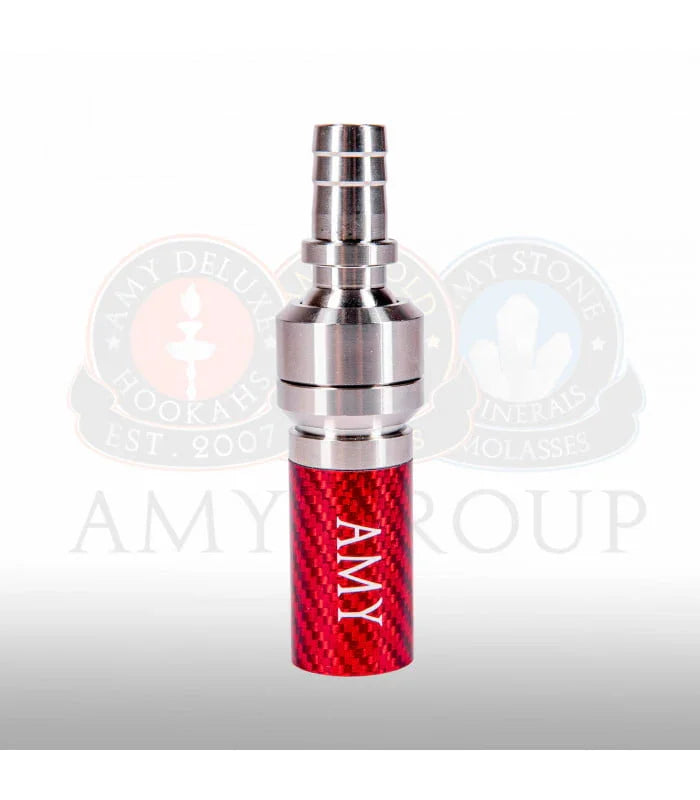 Amy Deluxe carbon adapter in het rood met kogelgewricht