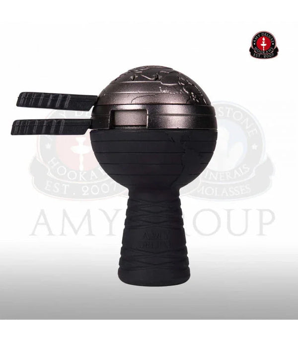 Amy Deluxe Globe Silicone Set Bronze Vortex tabakskop met Kaloud HMD