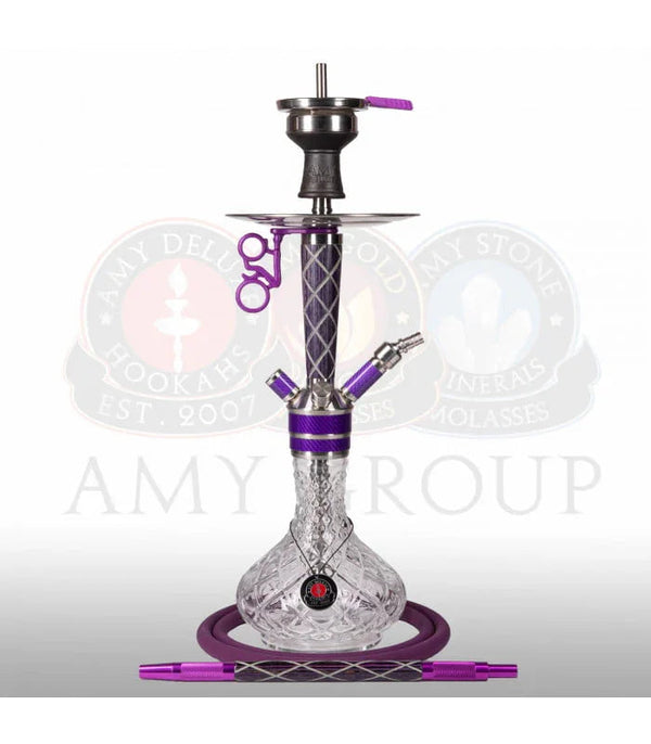 Amy Deluxe Little X-Ray hookah van 60 cm in blauwe kleur