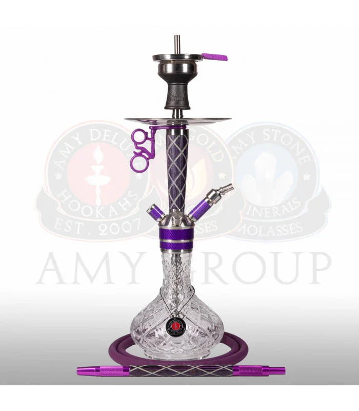 Amy Deluxe Little X-Ray hookah van 60 cm in blauwe kleur