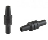 Amy Deluxe zwarte slangadapter voor siliconen waterpijpslang