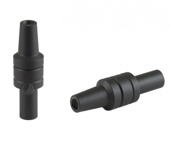 Amy Deluxe zwarte slangadapter voor siliconen waterpijpslang