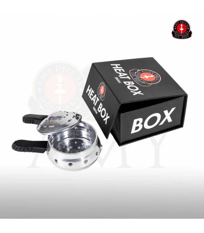 Amy Deluxe Smoke Box Heatmanagement aluminium warmtemanager voor waterpijp