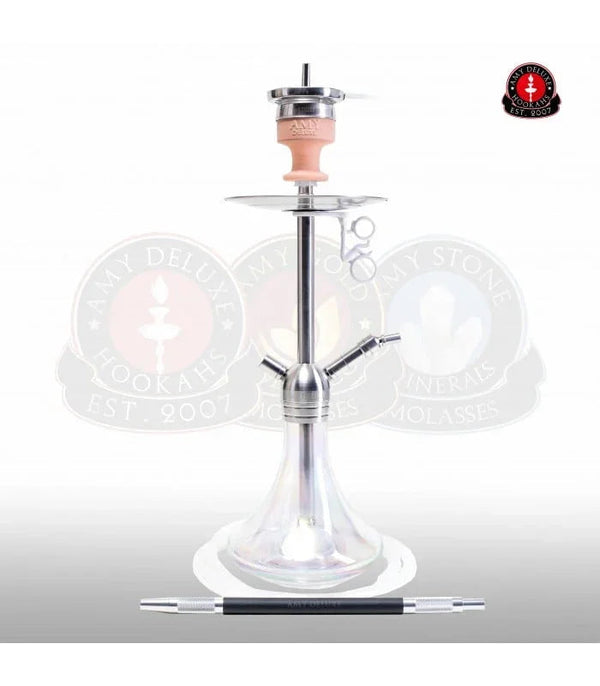 Amy Deluxe SS13 Little Stick RVS hookah waterpijp van 62 cm met diffuser