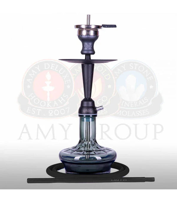 Amy Deluxe Unio 005.02 hookah 55 cm compleet met glazen vaas