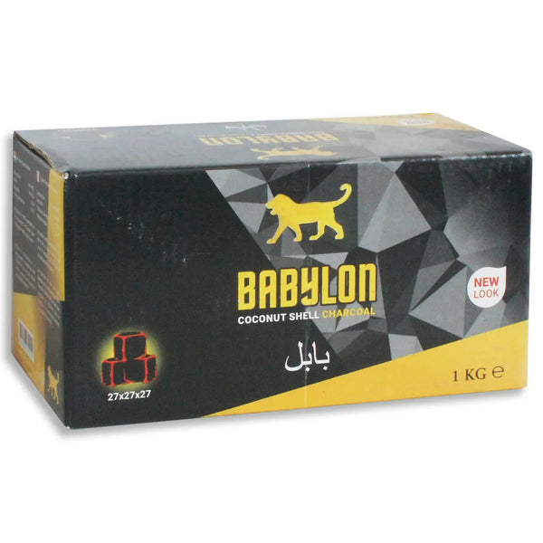 Babylon 27mm kokoskolen doos van 1 kilogram voor de waterpijp