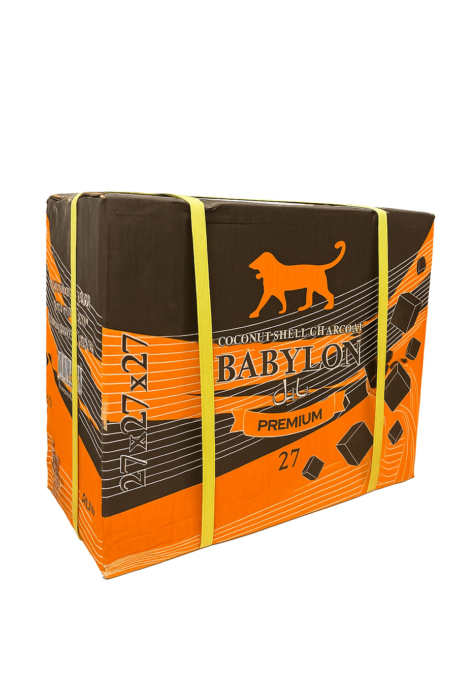 Babylon kokos natuurkolen 27MM in grootverpakking van 20 kilo voor de hookah