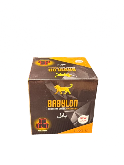Babylon kokos natuurkolen 26mm voor de hookah, kilo verpakking waterpijp kolen