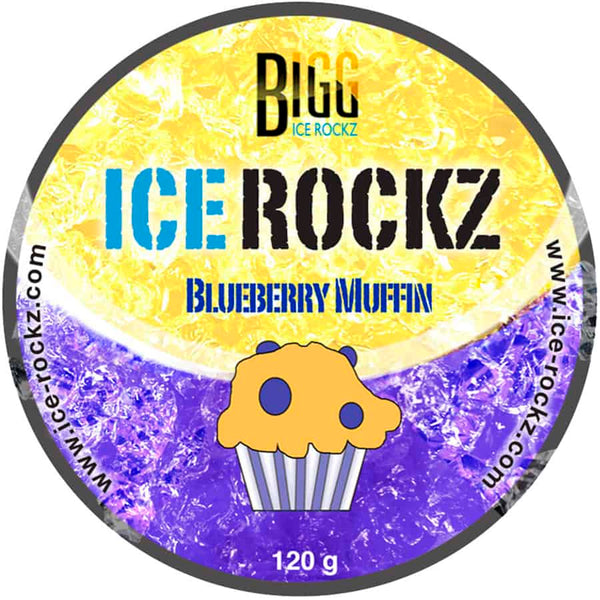 Pot Aladin Big Ice Rockz Blueberry Muffin steam stones van 120 gram met bosbessendessert waterpijpsmaak