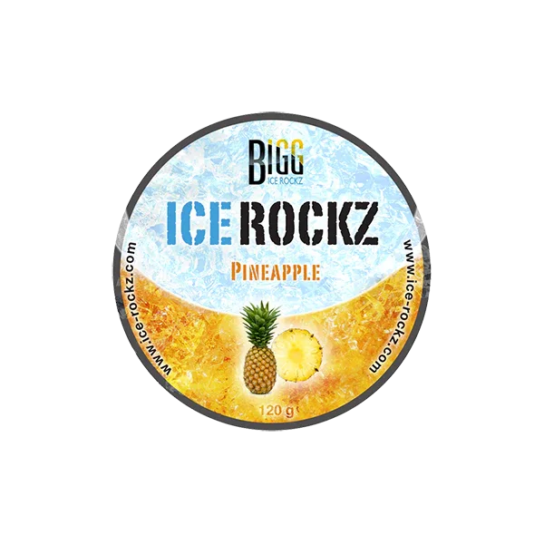 Pot Bigg Ice Rockz ananas steam stones van 120 gram voor de hookah zonder nicotine