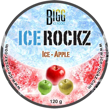 Pot Bigg Ice Rockz Ice Apple 120gr waterpijp steam stones met appel en anijs
