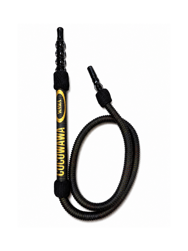 CocoWawa waterpijp slang zwart niet-wasbaar 150 cm shisha slang