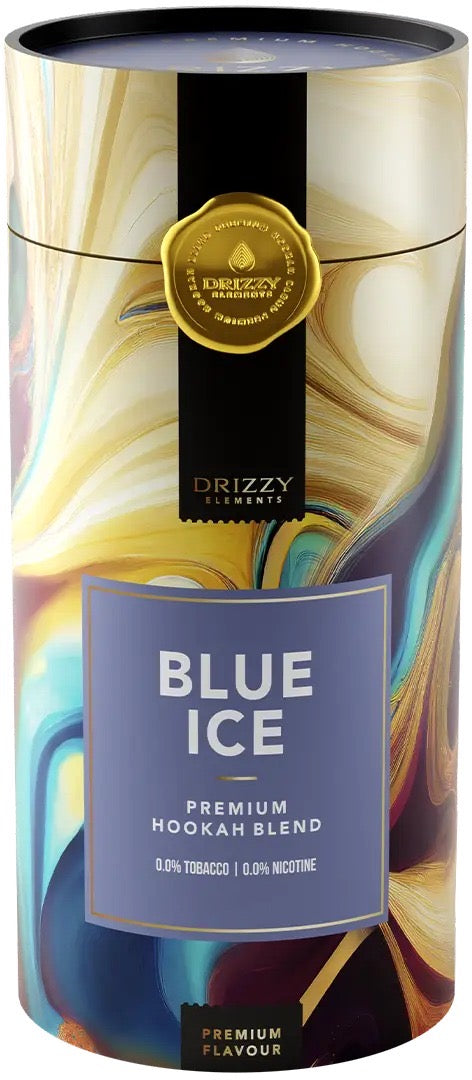 Drizzy Elements Blue Ice waterpijp tabak 1 kg in hersluitbare emmer met ijskoude smaak