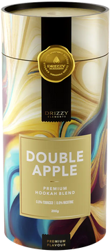 Drizzy Elements Double Apple hookah tabak in emmer van 1 kg