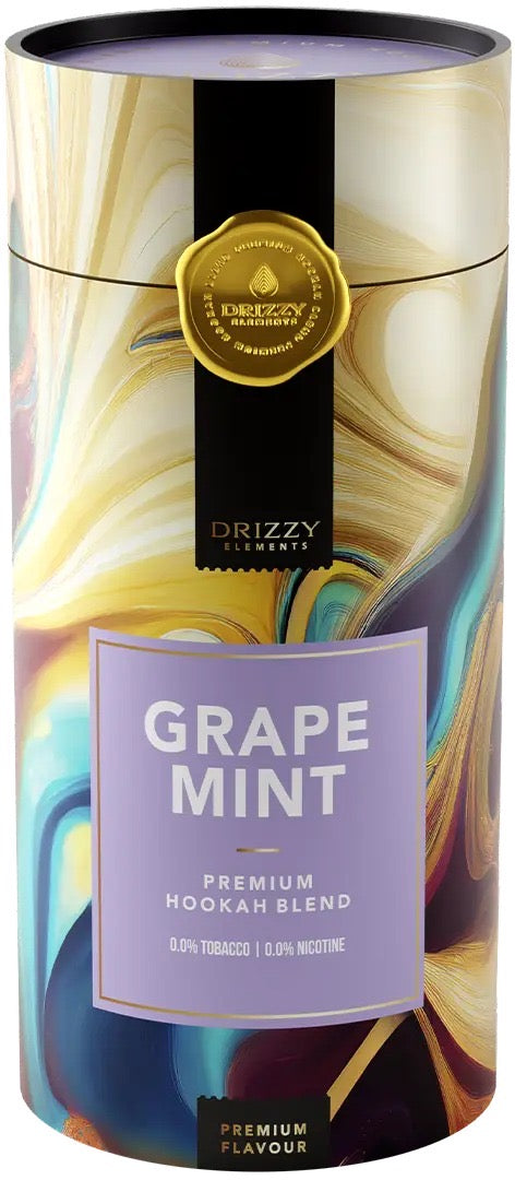 Drizzy Elements Grape Mint waterpijp tabak in emmer van 1 kg