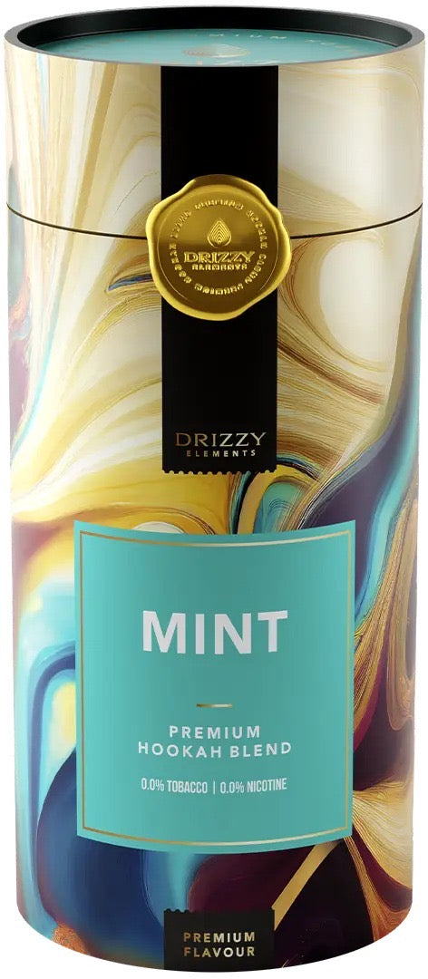 Emmer Drizzy Elements Mint 1 kg waterpijp tabak, fris mint alternatief voor Al Fakher