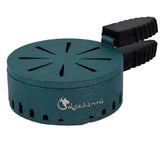 Dschinni Crown HMD Turkis turquoise heat management device voor hookah en waterpijp, bovenaanzicht