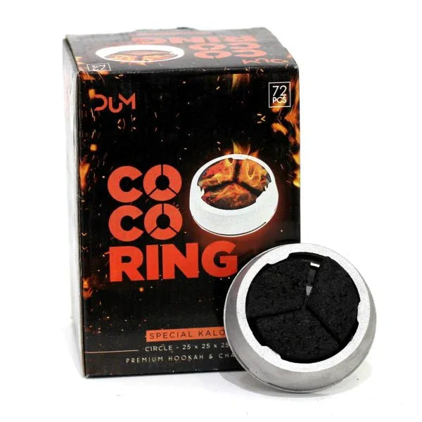 Dum Coco Ring kokoskolen 1 kg voor waterpijp en hookah