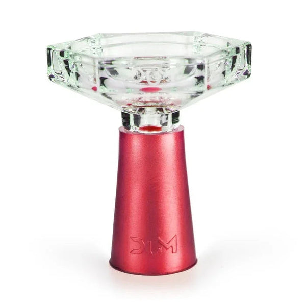 Rode Dum Diamant Bowl waterpijpkop van glas zonder smaakopname