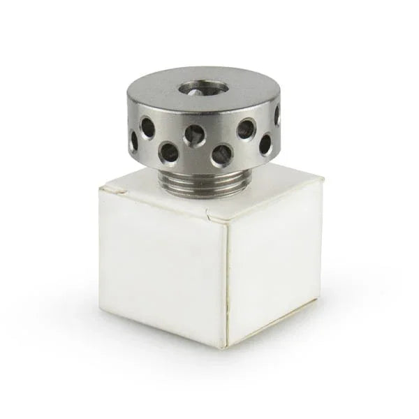 Dum Diffuser SS Lux gemonteerd op een shisha stang