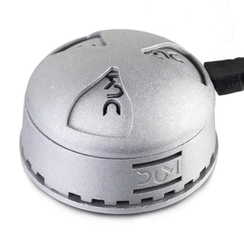 Dum Magic Smoke Box 2.0 HMD op waterpijp tabakskop van bovenaf