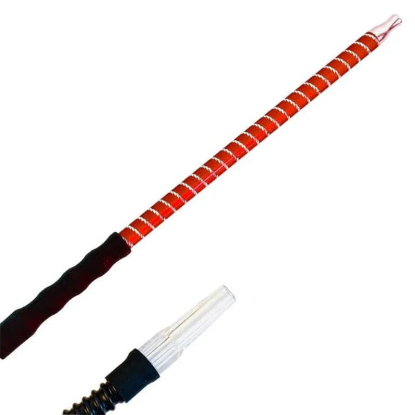 Rode Dum Marrakech Pro hookahslang met aluminium mondstuk