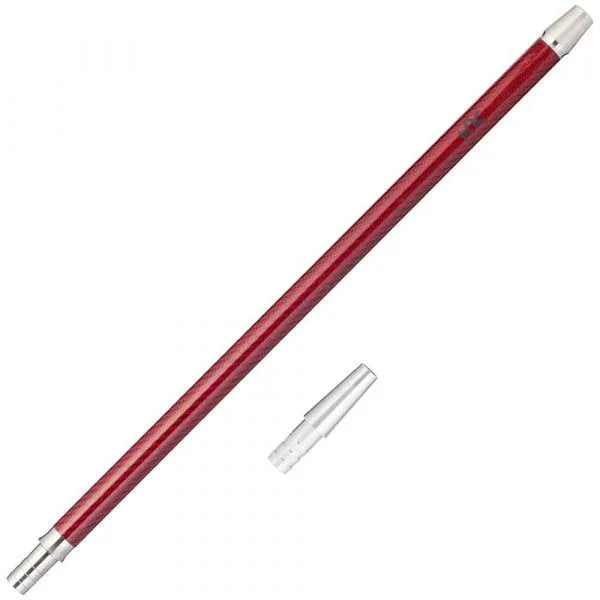 Rood stevig carbon mondstuk voor waterpijp van 40 cm