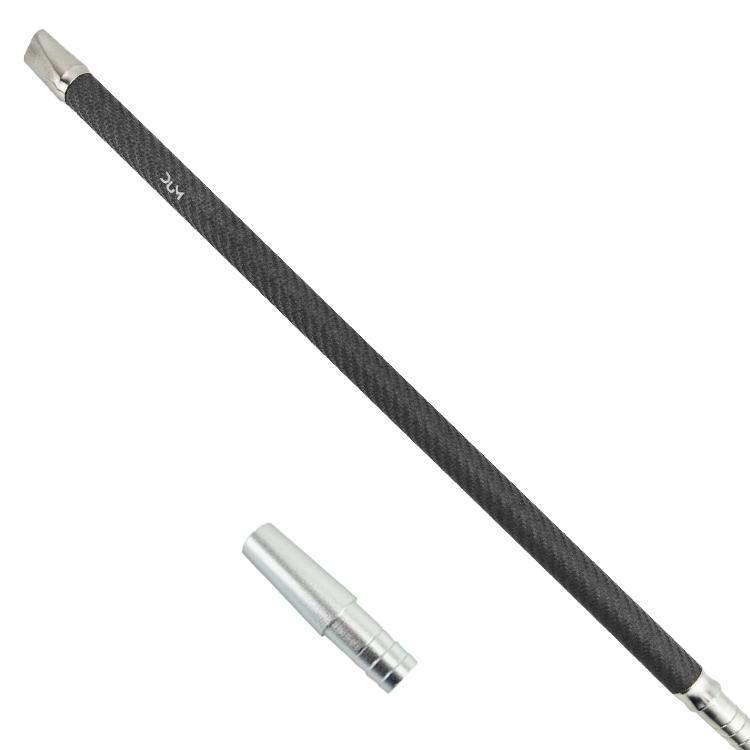 Dum Perfect Carbon waterpijp mondstuk 40 cm, kleur zwart