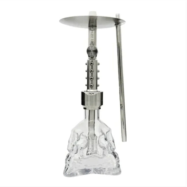 DUM Phillip P Silver Flame complete shisha set van 60 cm met zilver vlamdesign