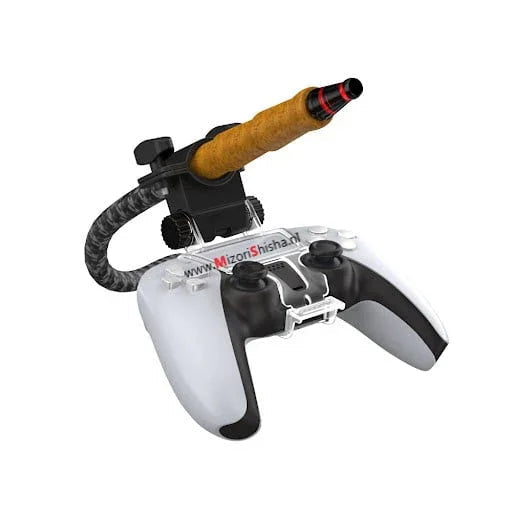 Dum slanghouder voor waterpijp slang op PS5 controller