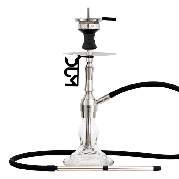 Dum SS60 Shutter hookah waterpijp 53 cm in transparante uitvoering