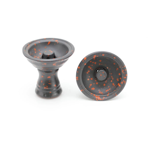 Dum Vortex hookah tabakskop oranje uitgevoerd in terracotta