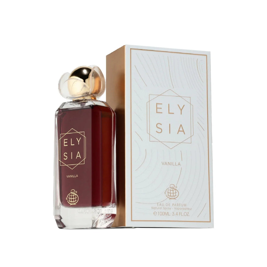 Flacon Fragrance World Elysia Vanilla, zoete vanille- en muskusgeur
