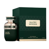 French Avenue Sultry Woods parfumfles met houtachtige amber en vanille geur