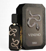 French Avenue Veneno heren eau de parfum flacon van 100 ml met amber en leer
