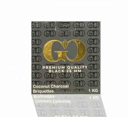 Golden Class 26 mm kokoskolen voor shisha waterpijp, verpakking van 1 kilogram
