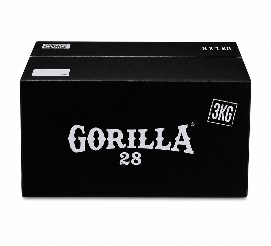 Gorilla natuurlijke kokosnootkolen 28mm in 3kg verpakking voor waterpijp