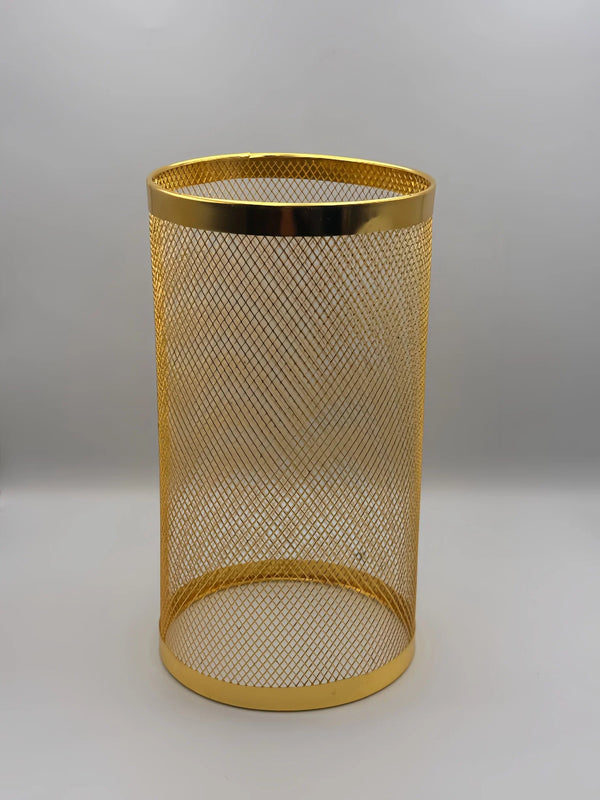 Compact gouden windscherm in net-vorm voor waterpijp tabakskop