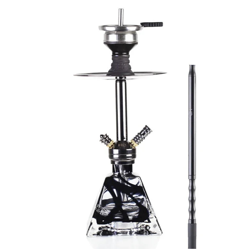 H2 652 Amazing hookah in vijf kleuren: rood, groen, blauw, zwart en transparant