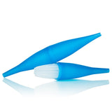 Blauwe Ice Bazooka waterpijp ijsslang met gel-accu mondstuk, 34 cm