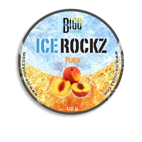 Ice Rockz Bigg Peach steam stones 120 gram voor nicotinevrije waterpijp